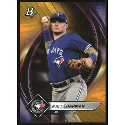 2022 Bowman Platinum Gold #13 Matt Chapman