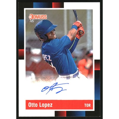 2022 Donruss Retro '88 Signatures #24 Otto Lopez