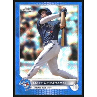 2022 Topps Chrome Logofractor Blue #52 Matt Chapman
