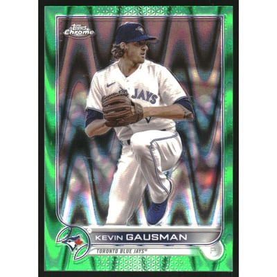 2022 Topps Chrome Sonic Green RayWave Refractors #40 Kevin Gausman