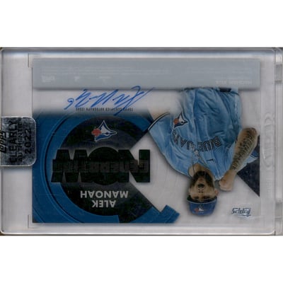 2022 Topps Clearly Authentic Generation Now Autographs #GNAMAN Alek Manoah