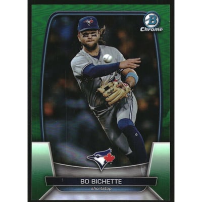 2023 Bowman Chrome Green Refractors #6 Bo Bichette