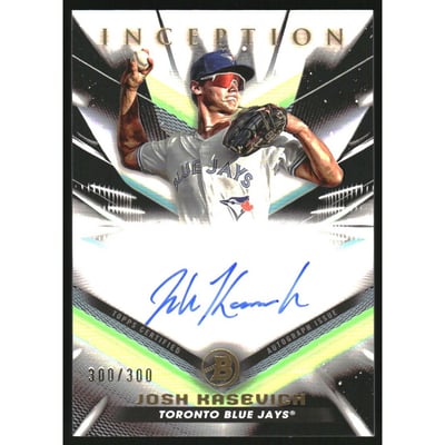 2023 Bowman Inception Autographs #BPAJK Josh Kasevich/300