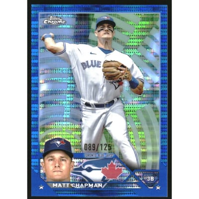 2023 Topps Chrome Blue Sonar Refractors #158 Matt Chapman