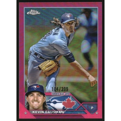2023 Topps Chrome Magenta Refractors #55 Kevin Gausman