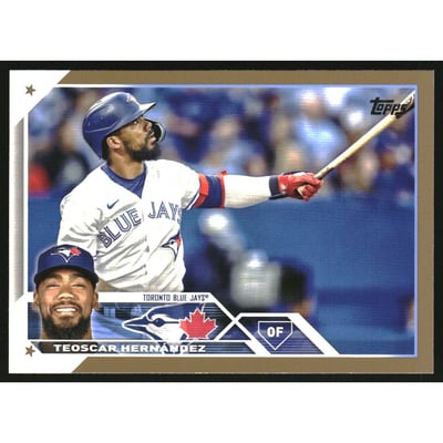 2023 Topps Gold #186 Teoscar Hernandez