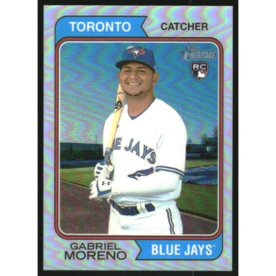 2023 Topps Heritage Chrome Refractors #355 Gabriel Moreno