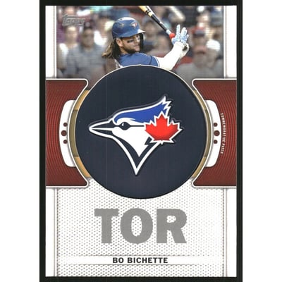 2023 Topps Team Logo Commemorative Patch #TLPBB Bo Bichette