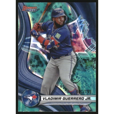 2024 Bowman's Best Aqua Lava Refractors #69 Vladimir Guerrero Jr.