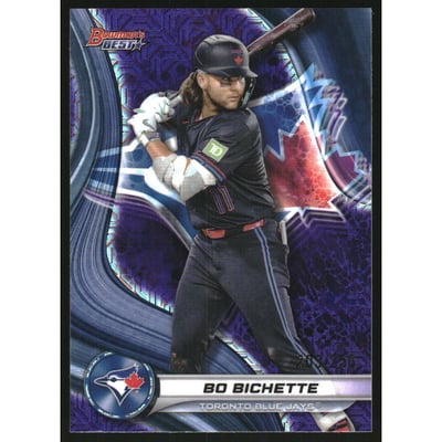 2024 Bowman's Best Purple Mojo Refractors #70 Bo Bichette