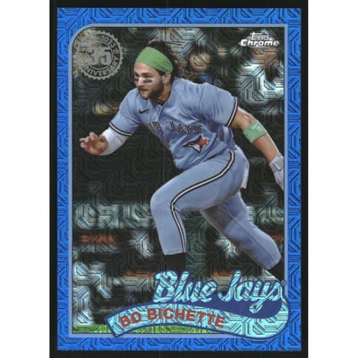 2024 Topps '89 Topps Silver Pack Chrome Blue Refractors #T89C19 Bo Bichette