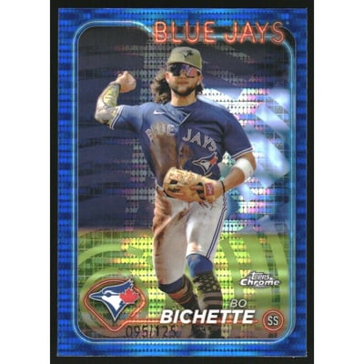 2024 Topps Chrome Blue Sonar Refractors #27 Bo Bichette