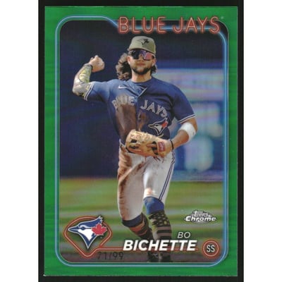 2024 Topps Chrome Green Refractors #27 Bo Bichette