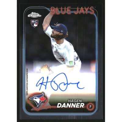 2024 Topps Chrome Rookie Autographs #RAHD Hagen Danner