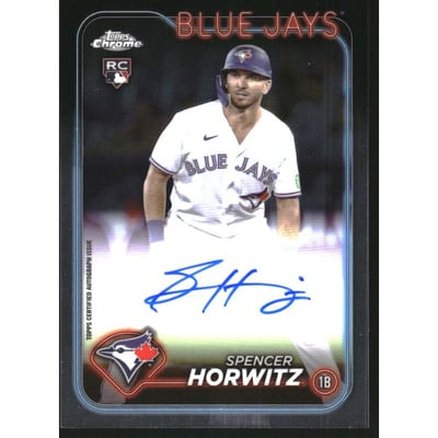 2024 Topps Chrome Rookie Autographs #RASH Spencer Horwitz