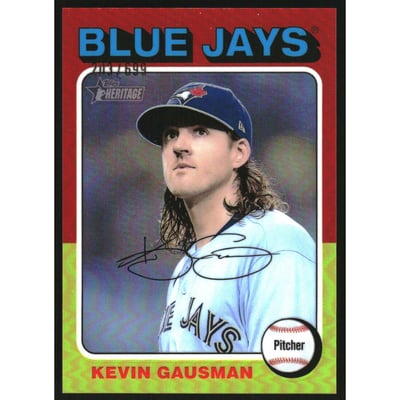 2024 Topps Heritage Chrome Refractors #303 Kevin Gausman HN