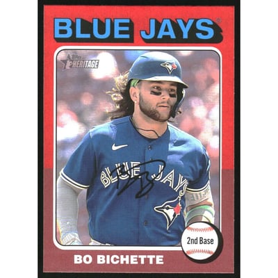 2024 Topps Heritage Red Border #152 Bo Bichette