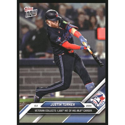 2024 Topps Now #265 Justin Turner/641*
