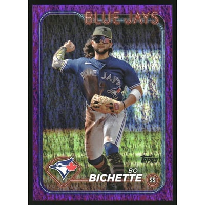 2024 Topps Purple Foil #563 Bo Bichette
