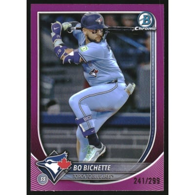 2025 Bowman Chrome Fuchsia Refractors #56 Bo Bichette