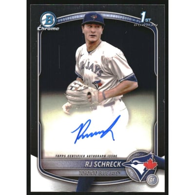 2025 Bowman Chrome Prospect Autographs #CPARSC RJ Schreck