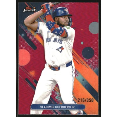 2025 Finest Magenta Refractors #19 Vladimir Guerrero Jr.