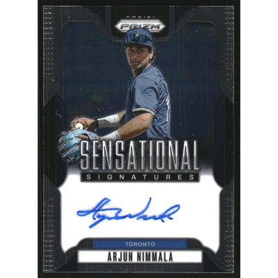 2025 Panini Prizm Sensational Signatures #53 Arjun Nimmala