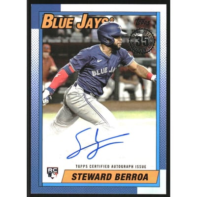 2025 Topps '90 Topps Autographs #90ASBE Steward Berroa