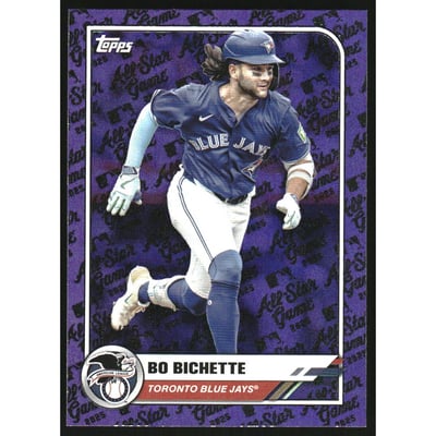 2025 Topps All-Star Game Purple Foil #12 Bo Bichette