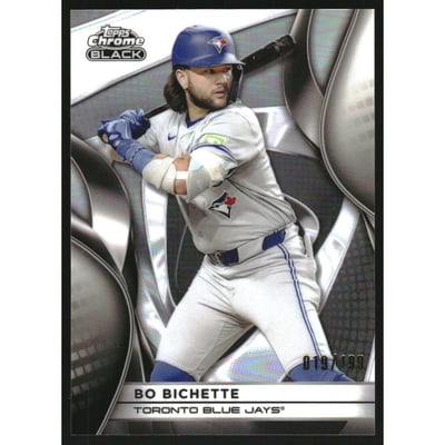 2025 Topps Chrome Black Refractors Parallel #51 Bo Bichette