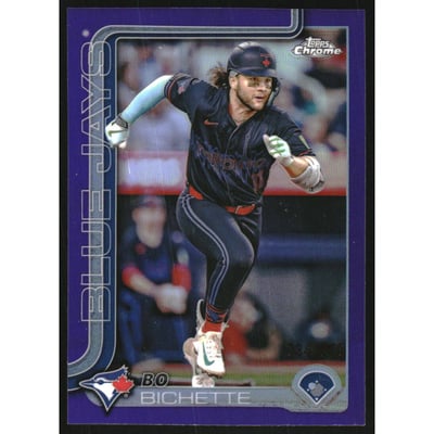 2025 Topps Chrome Purple Refractors #101 Bo Bichette