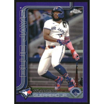 2025 Topps Chrome Purple Refractors #259 Vladimir Guerrero Jr.