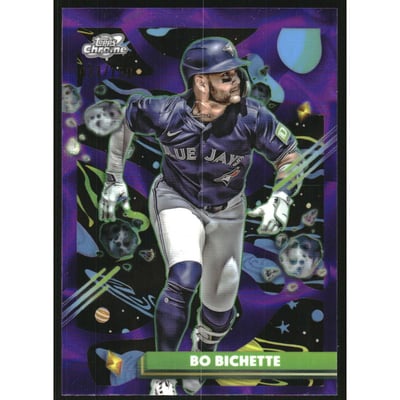 2025 Topps Cosmic Chrome Purple Nebula Refractors #16 Bo Bichette