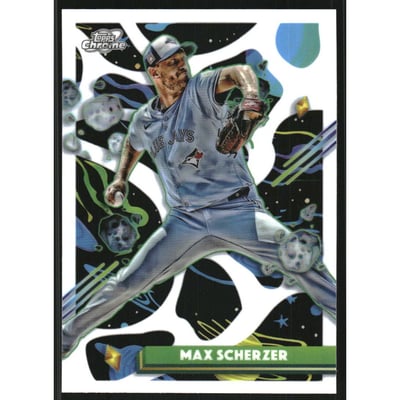 2025 Topps Cosmic Chrome White Hole Refractors #116 Max Scherzer