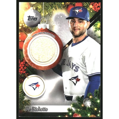 2025 Topps Holiday Player Relics #PRBBI Bo Bichette