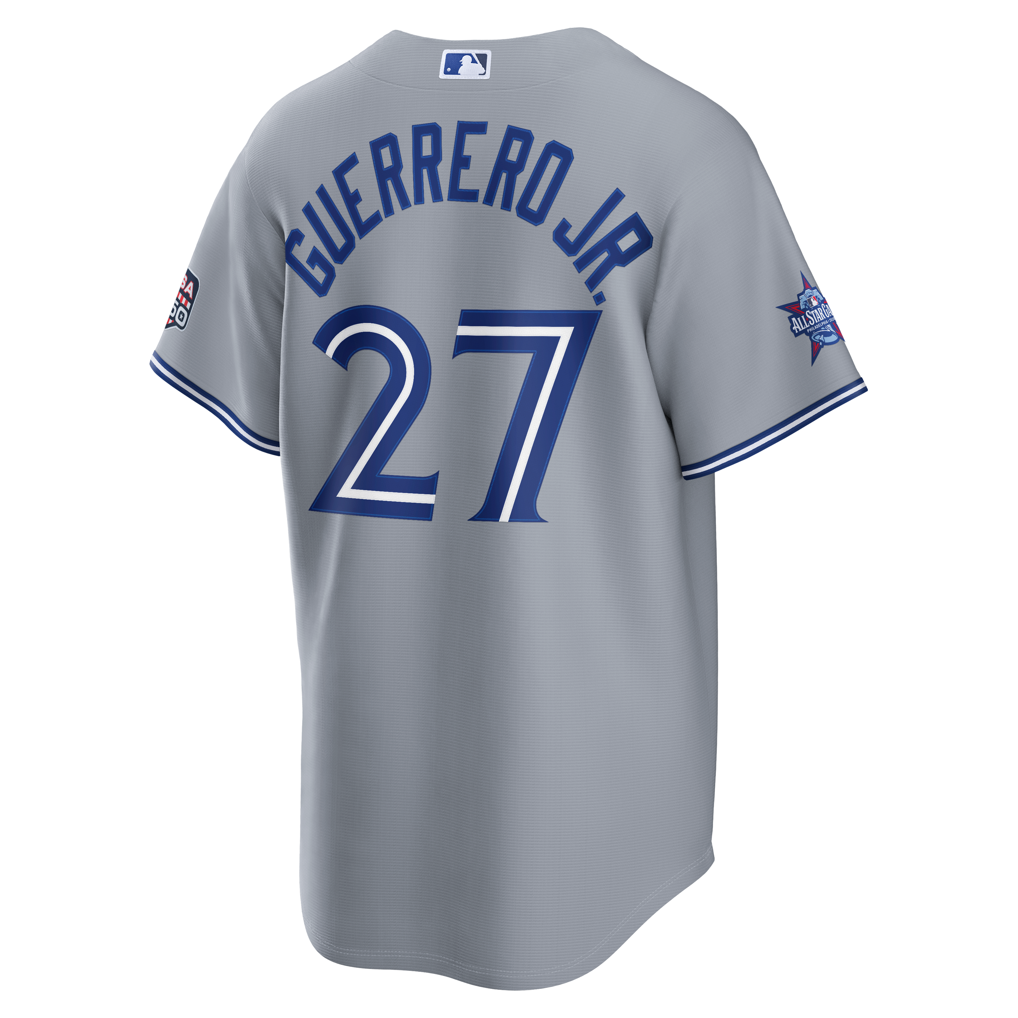 Maillot réplique gris Nike de Vladimir Guerrero Jr., Blue Jays Toronto, pour le match des étoiles 2026.