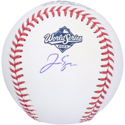 George Springer Toronto Blue Jays Autographed Fanatics Authentic 2025 World Series Logo Baseball