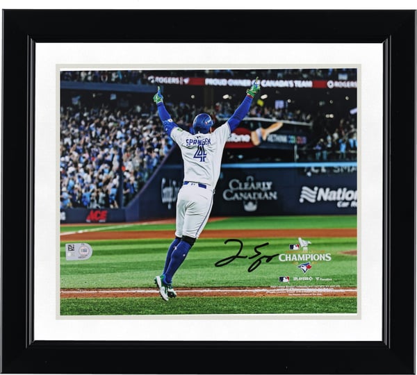George Springer Toronto Blue Jays Autographed Fanatics Authentic 8 