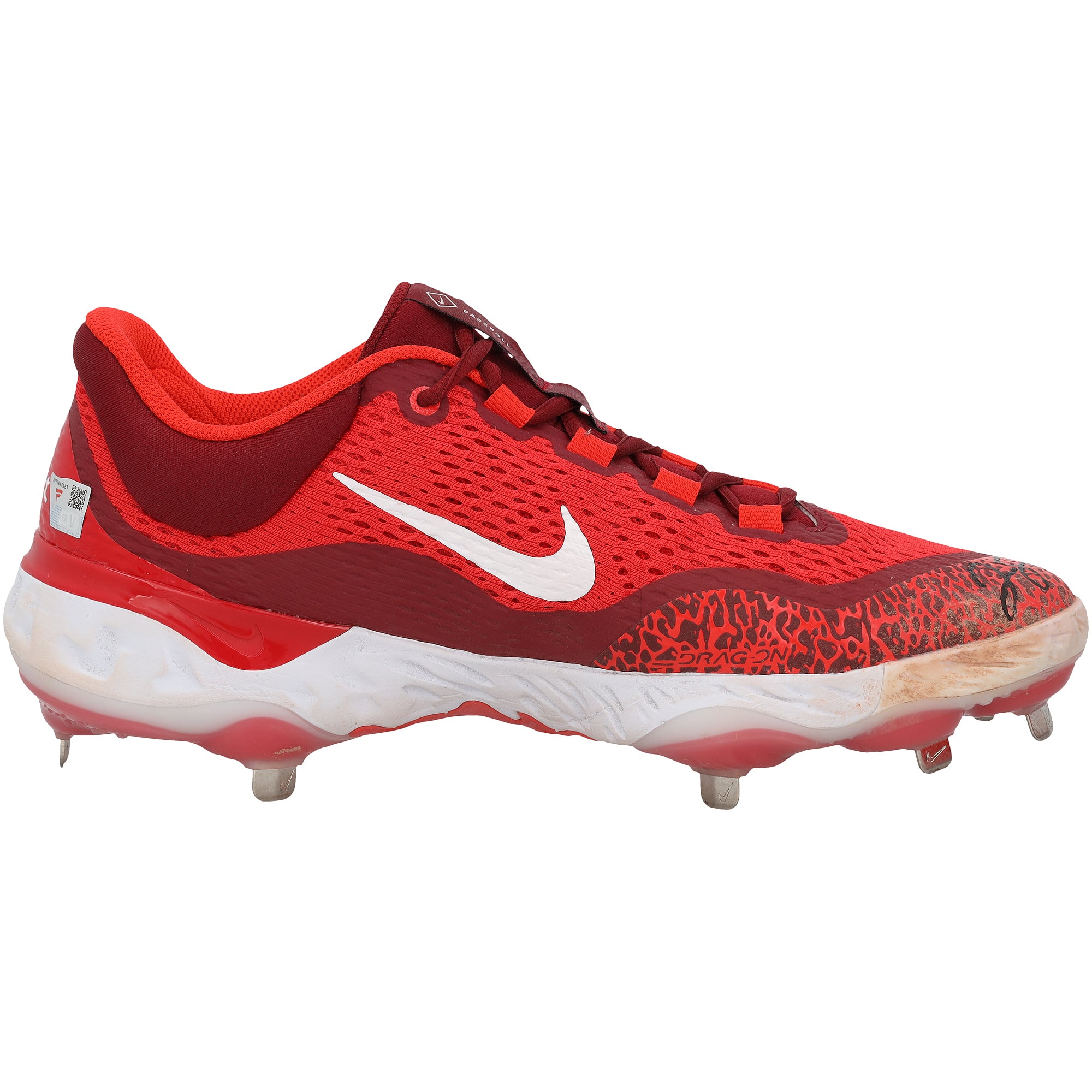 George Springer Toronto Blue Jays Autographed Game-Used Nike Cleats from the 2025 MLB Season