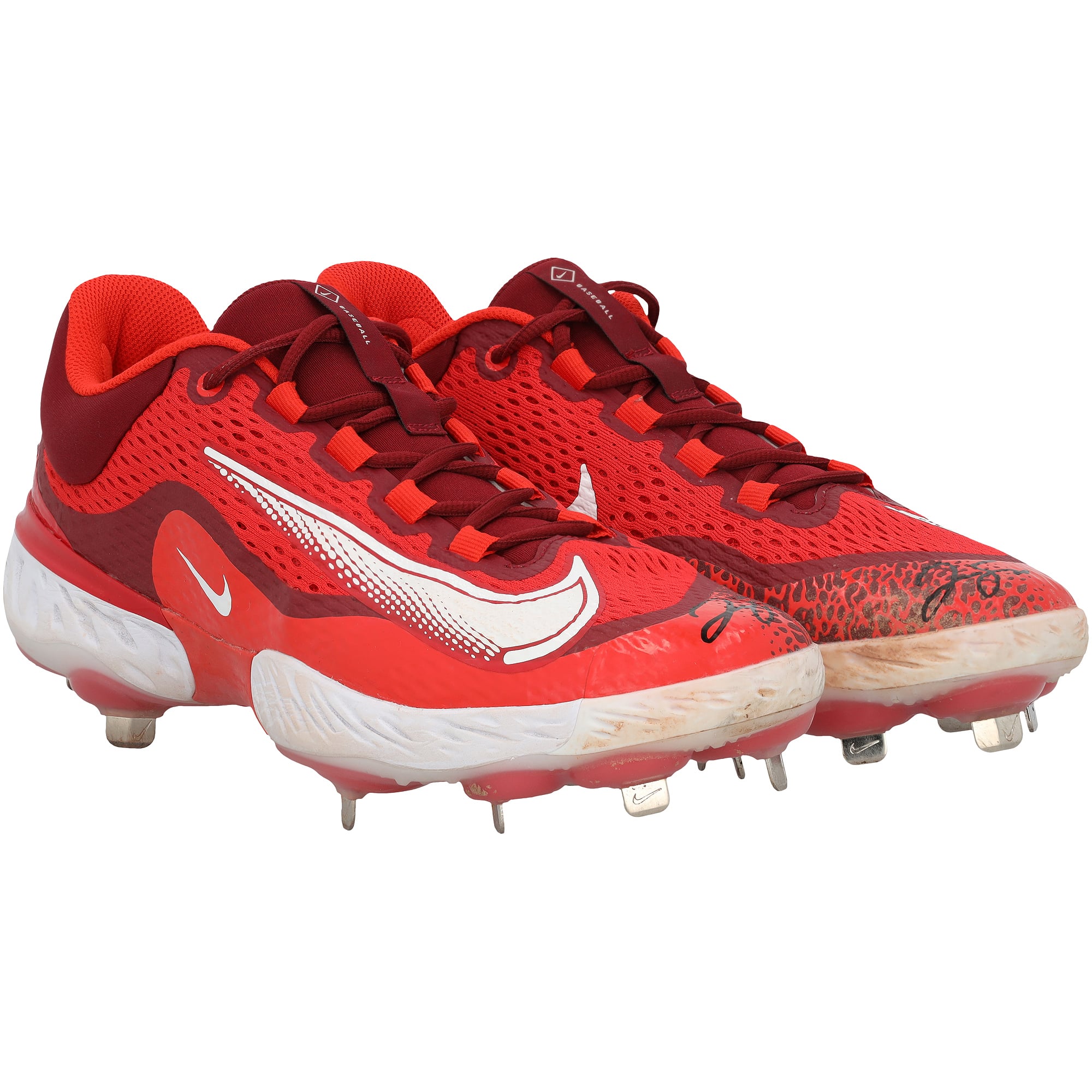 George Springer Toronto Blue Jays Autographed Game-Used Nike Cleats from the 2025 MLB Season