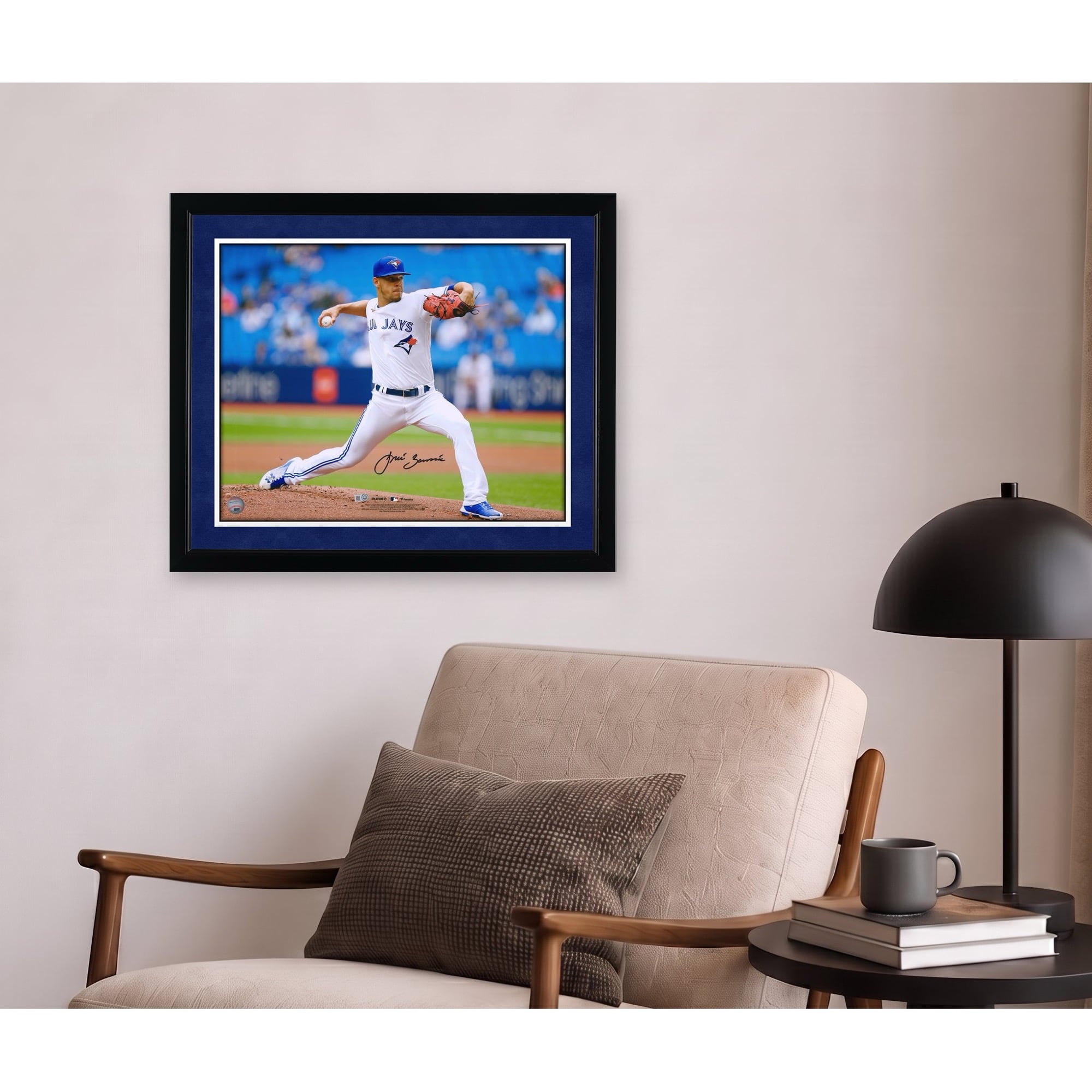 Jose Berrios Toronto Blue Jays Autographed 16" x 20" Pitching Photograph