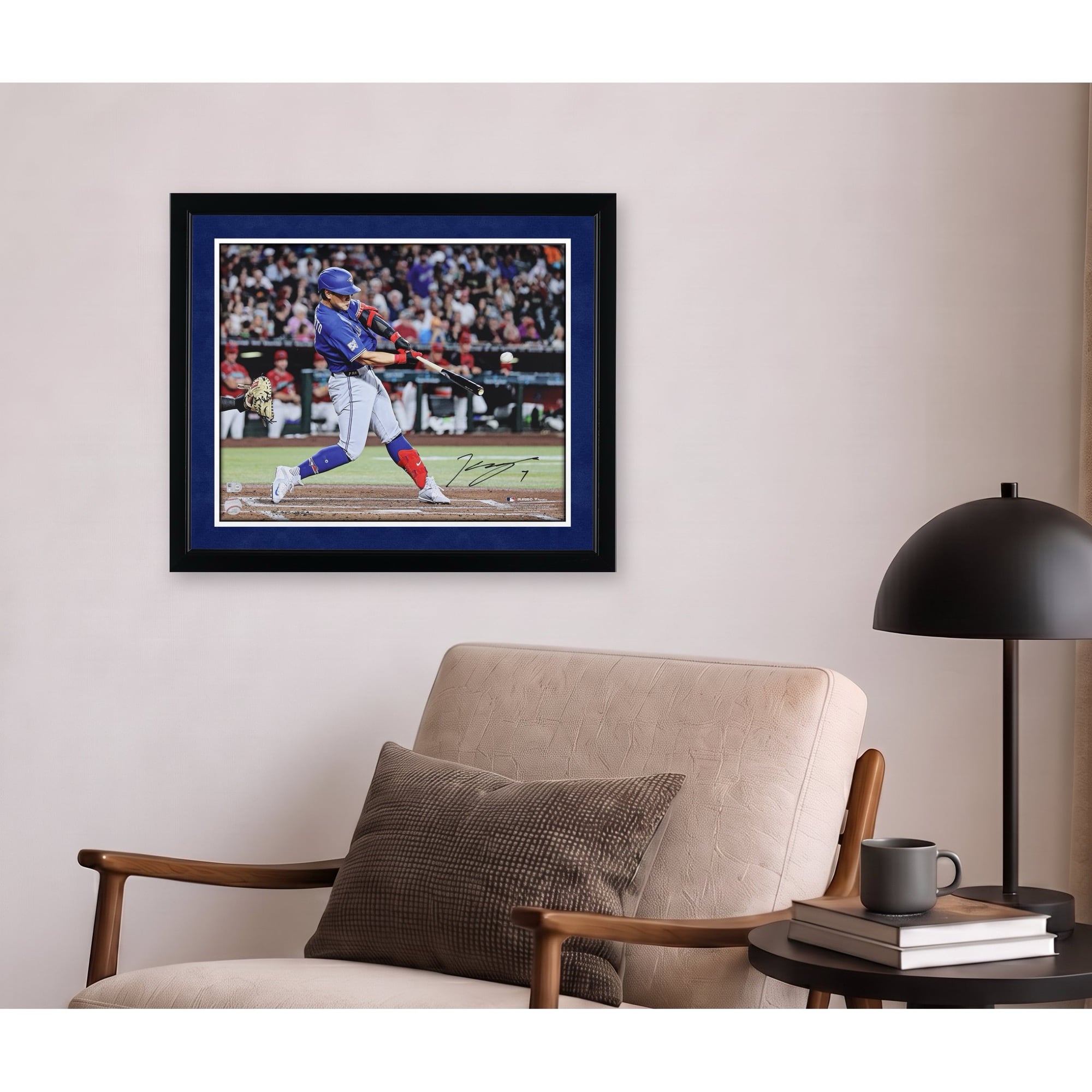 Kazuma Okamoto Toronto Blue Jays Autographed 16" x 20" Hitting Photograph
