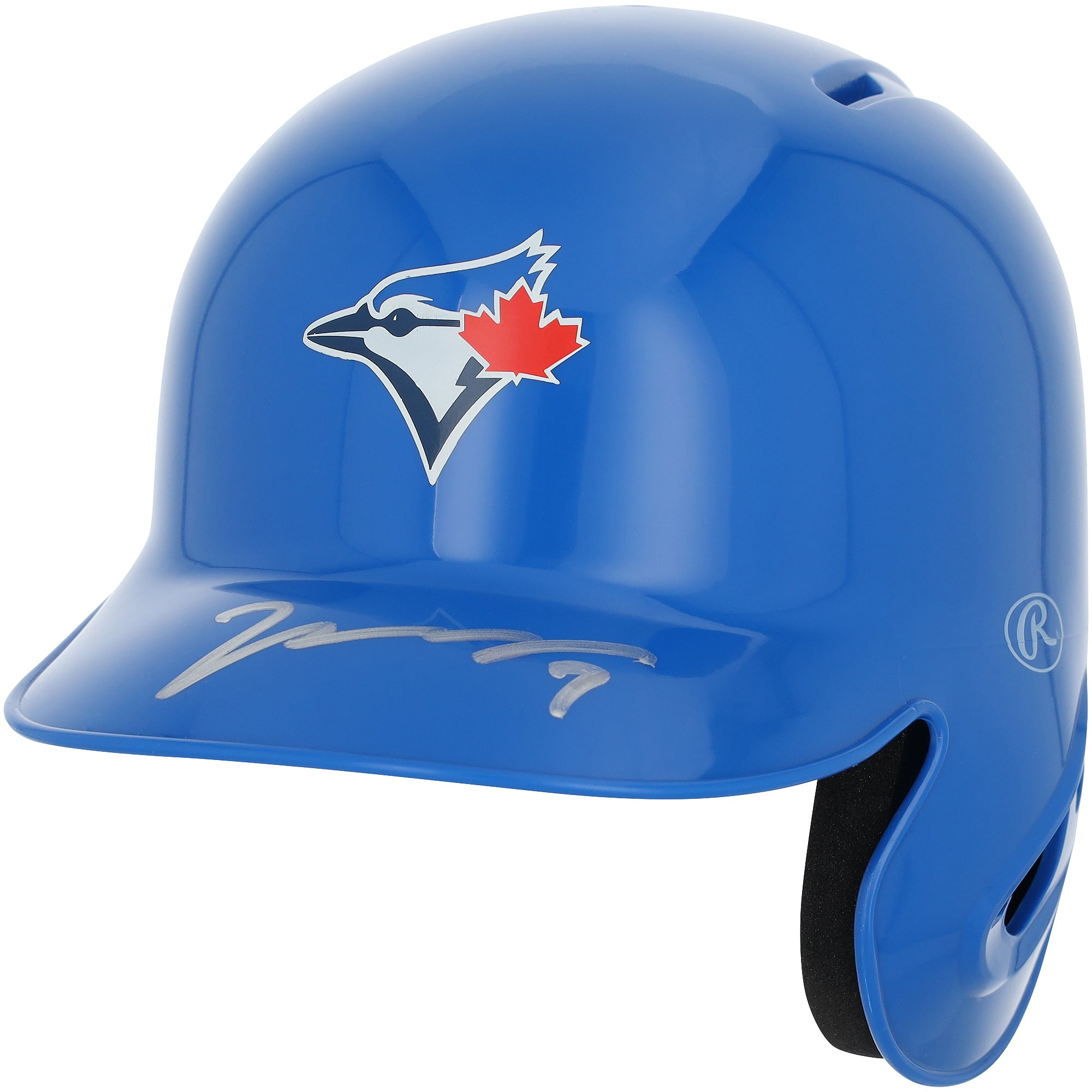 Mini casque de frappeur autographié par Kazuma Okamoto des Blue Jays de Toronto