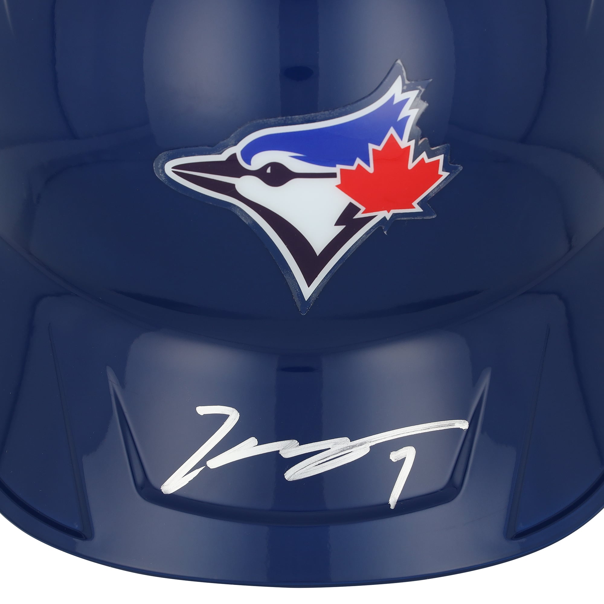 Casque de frappeur réplique Rawlings Mach Pro autographié par Kazuma Okamoto des Blue Jays de Toronto