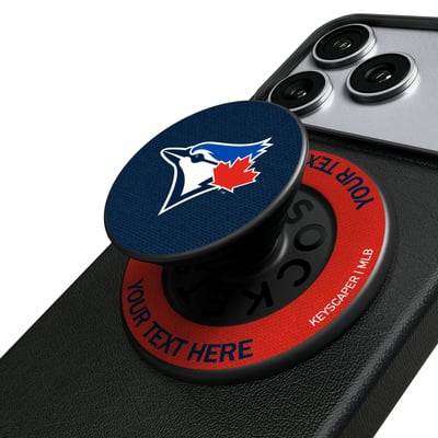 Toronto Blue Jays Keyscaper Personalized PopSockets Magnetic Phone Grip & Stand