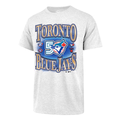 Toronto Blue Jays '47 Golden 50th Season T-Shirt - Gray