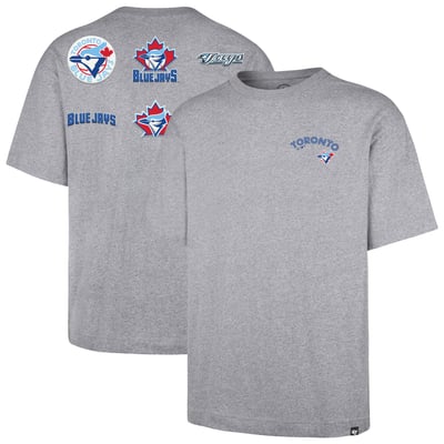 Toronto Blue Jays '47  History Lock Foundation T-Shirt - Gray