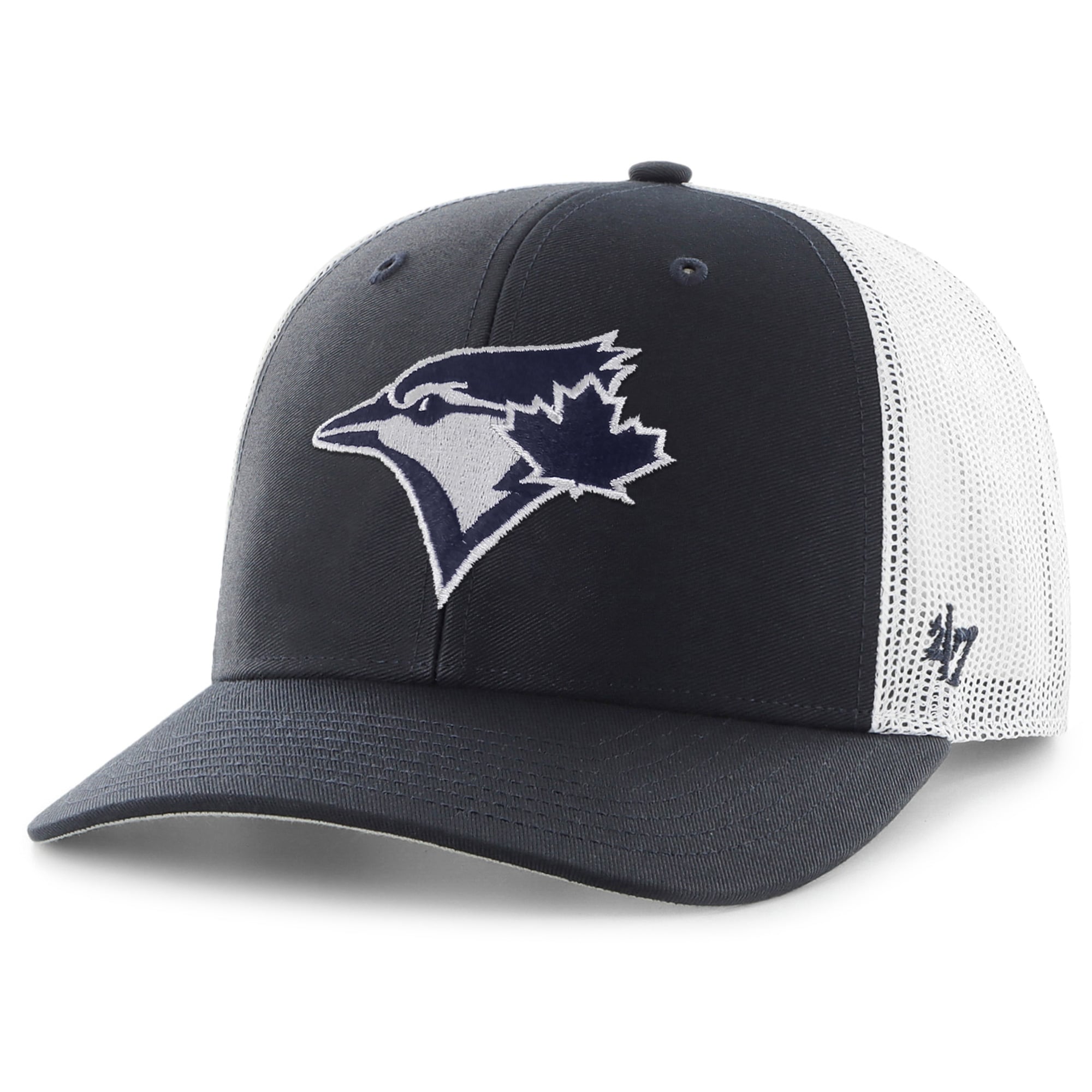 Casquette trucker ajustable pour homme, modèle 47, bleu marine, Toronto Blue Jays