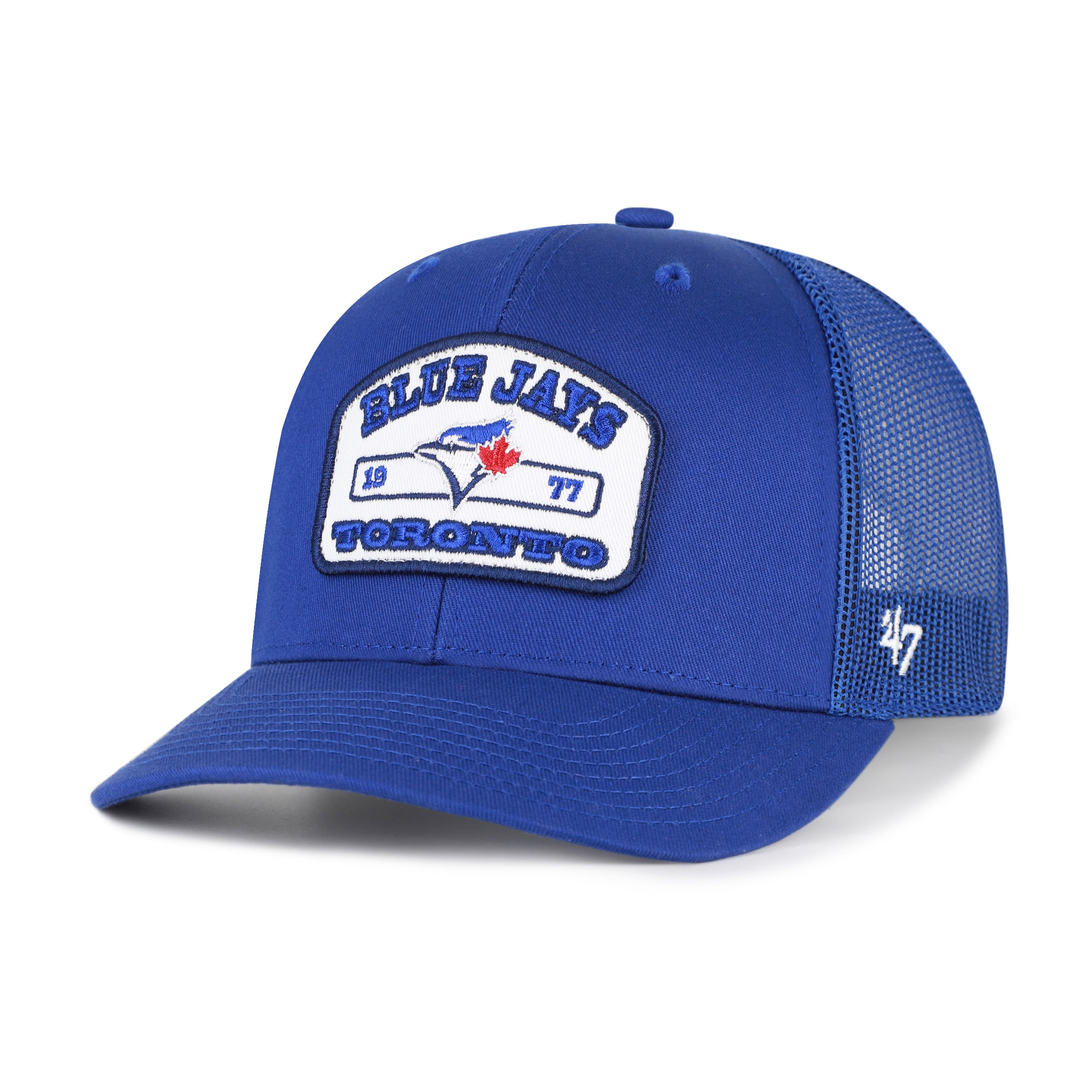 Men's '47 Royal Toronto Blue Jays Roadway Trucker Snapback Hat