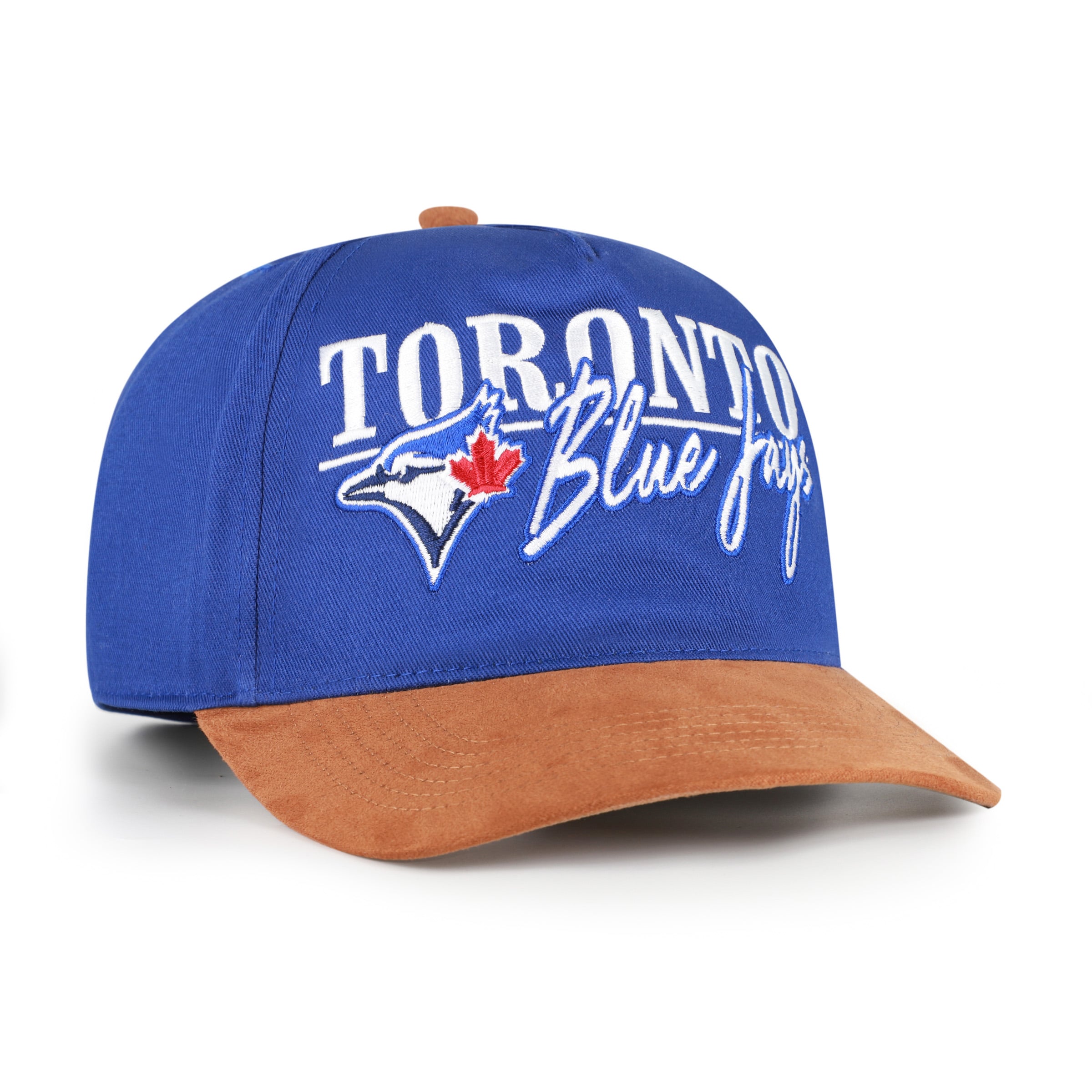 Casquette ajustable pour homme « 47 Royal/Brun clair » des Blue Jays de Toronto, modèle Scribe Line Hitch